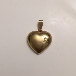 Louis Vuitton 14k Gold Heart Charm